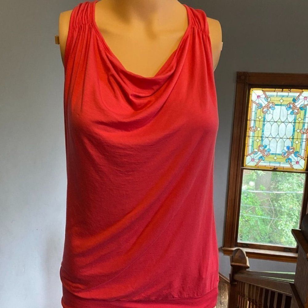 Lole Tie-Back Tank Top - HOt Pink - Sz Small